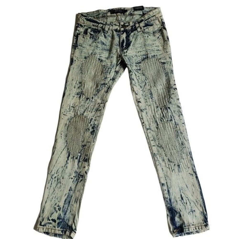 Thrill The Collection Skinny Acid Wash Jeans sz 9